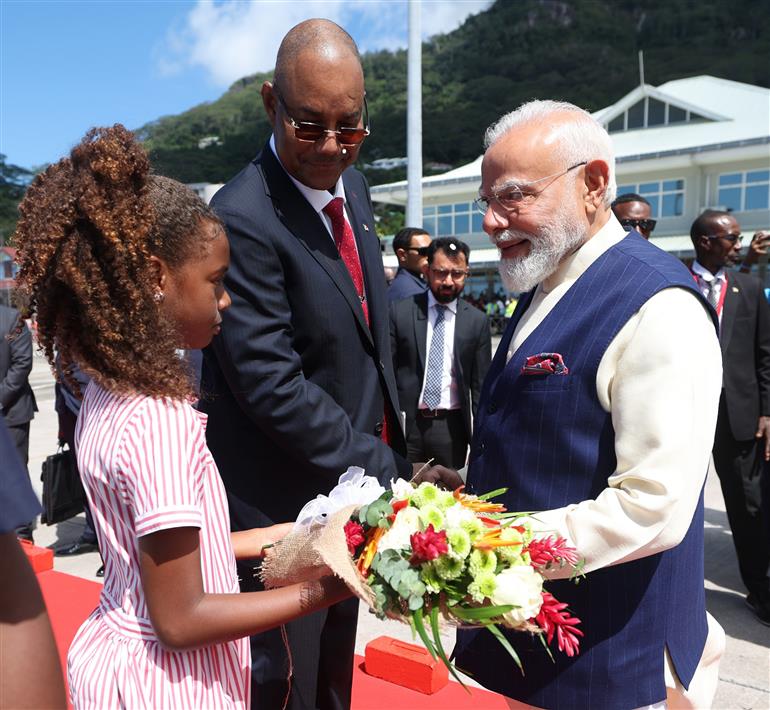 प्रधानमंत्री श्री नरेन्द्र मोदी 27 जून, 2026 को सेशेल्स पहुंचे।:Prime Minister