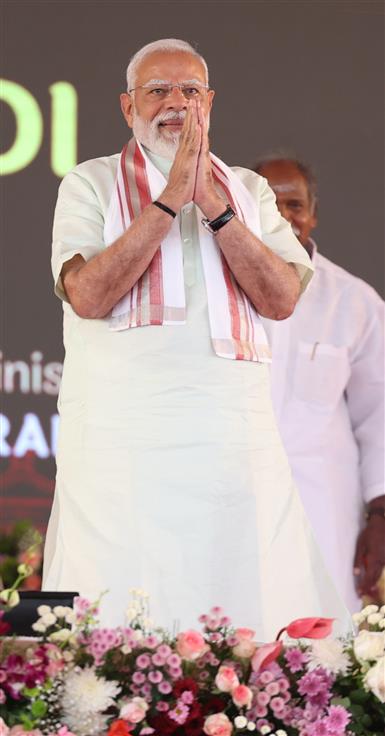 प्रधानमंत्री श्री नरेन्द्र मोदी ने 01 मार्च, 2026 को पुदुचेरी में अलग-अलग परियोजनाओं के उद्घाटन और शिलान्यास समारोह में शिरकत की।
