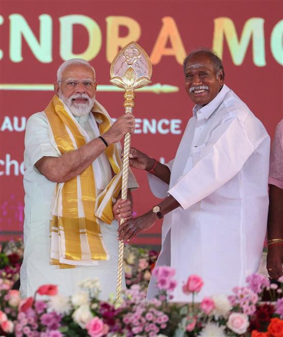 प्रधानमंत्री श्री नरेन्द्र मोदी ने 01 मार्च, 2026 को पुदुचेरी में अलग-अलग परियोजनाओं के उद्घाटन और शिलान्यास समारोह में शिरकत की।
