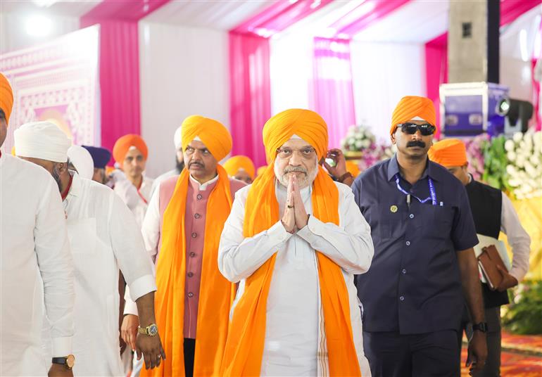 केंद्रीय गृह एवं सहकारिता मंत्री श्री अमित शाह ने 01 मार्च, 2026 को महाराष्ट्र के नवी मुंबई में गुरु साहिब के 350वें शहीदी दिवस के अवसर पर आयोजित समारोह में शिरकत की।