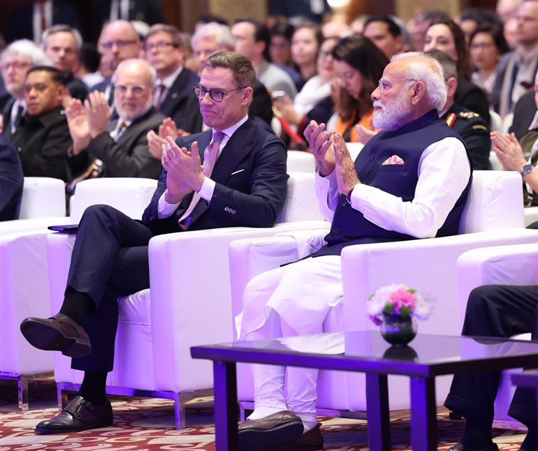 प्रधानमंत्री श्री नरेन्द्र मोदी ने 5 मार्च 2026 को नई दिल्ली में आयोजित रायसीना डायलॉग में शिरकत की।