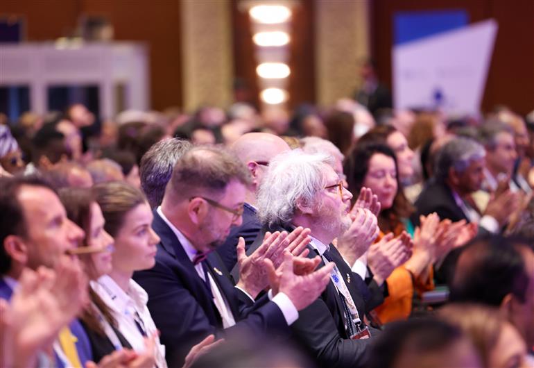 प्रधानमंत्री श्री नरेन्द्र मोदी ने 5 मार्च 2026 को नई दिल्ली में आयोजित रायसीना डायलॉग में शिरकत की।