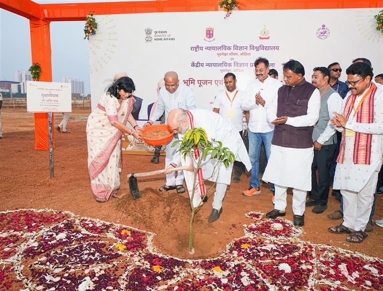The Union Minister for Home Affairs and Cooperation, Shri Amit Shah inaugurated development initiatives of the National Dairy Development Board (NDDB) and OMFED along with Bhoomi Pujan of National Forensic Sciences University (NFSU) campus &amp; Central Forensic Science Laboratory (CFSL) in Bhubaneswar and also inaugurated and laid the foundation stones for various projects of the Government of Odisha as well as inaugurated Sulphuric Acid Plant-III in Paradip and graced the Cooperative Development Seminar held, in Odisha on March 06, 2026. 