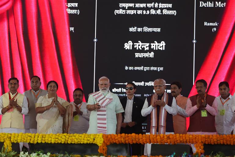 प्रधानमंत्री श्री नरेन्द्र मोदी ने 8 मार्च 2026 को दिल्ली में विभिन्न विकास परियोजनाओं का उद्घाटन और शिलान्यास किया।