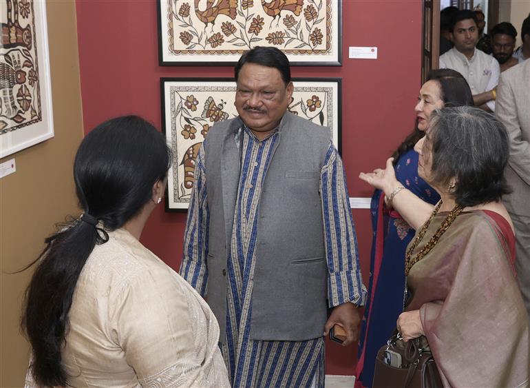 केंद्रीय जनजातीय कार्य मंत्री श्री जुएल उरांव ने 13 मार्च 2026 को नई दिल्ली में 'ट्राइब्स आर्ट फेस्ट (टीएफ)' के समापन समारोह में शिरकत की।