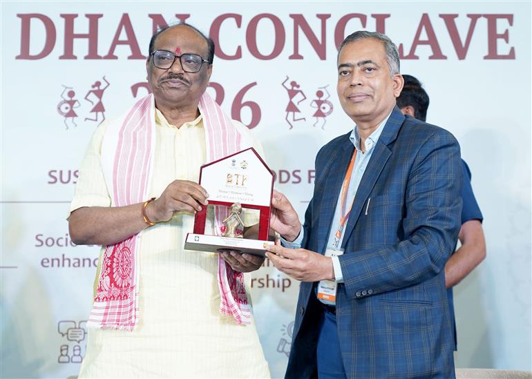 केंद्रीय जनजातीय कार्य राज्य मंत्री श्री दुर्गादास उइके 29 मार्च, 2026 को नई दिल्ली में वन-धन सम्मेलन में शामिल हुए। 
