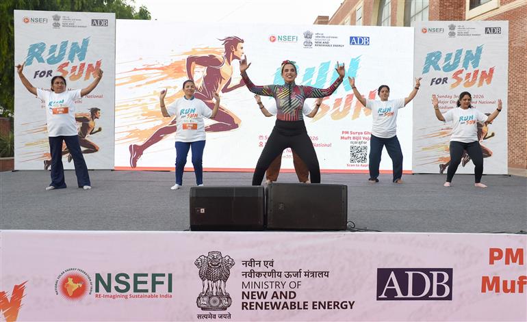3 मई, 2026 को नई दिल्ली स्थित मेजर ध्यानचंद राष्ट्रीय स्टेडियम में 