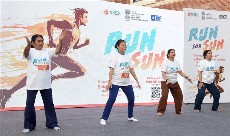 3 मई, 2026 को नई दिल्ली स्थित मेजर ध्यानचंद राष्ट्रीय स्टेडियम में 