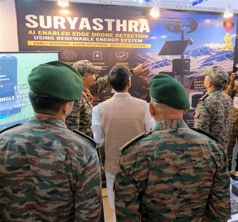The Minister of State for Defence, Shri Sanjay Seth at North Tech Symposium 2026 in Prayagraj, Uttar Pradesh on May 05, 2026.