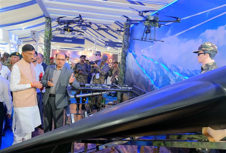 The Minister of State for Defence, Shri Sanjay Seth at North Tech Symposium 2026 in Prayagraj, Uttar Pradesh on May 05, 2026.