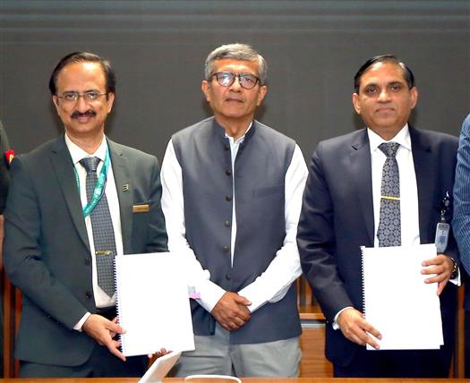 Ministry of Defence has signed a contract with Bharat Electronics Limited, Hyderabad for the procurement of five Ground-Based Mobile Electronic Systems for the Indian Army in the presence of Defence Secretary Shri Rajesh Kumar Singh at Kartavya Bhawan-2, in New Delhi on May 05, 2026.