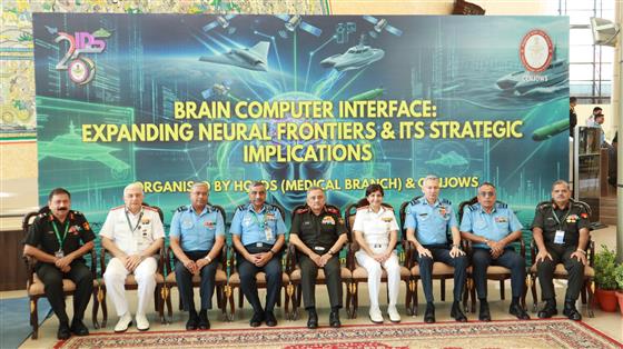 The Chief of Defence Staff, General Anil Chauhan, inaugurated a conference on ‘Brain-Computer Interface(BCI): Expanding Neural Frontiers & Its Strategic Implications’ jointly organised by Headquarters Integrated Defence Staff (HQ IDS) and the Centre for Joint Warfare Studies, in New Delhi on May 05, 2026.