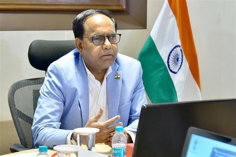 वित्त मंत्रालय के वित्तीय सेवा विभाग (डीएफएस) के सचिव श्री एम. नागराजू 12 मई, 2026 को नई दिल्ली में 