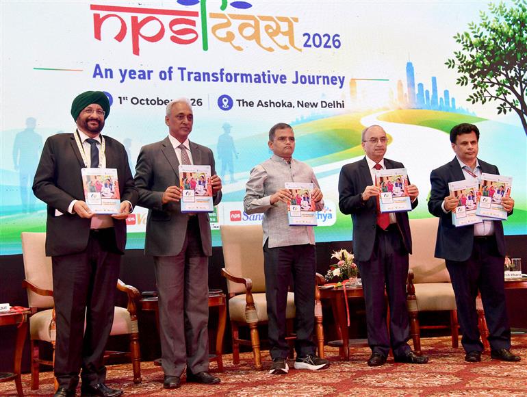 वित्तीय सेवा विभाग के सचिव श्री संजय लोहिया ने 01 अक्टूबर 2026 को नई दिल्ली में आयोजित एनपीएस दिवस 2026 कार्यक्रम में शिरकत की।
