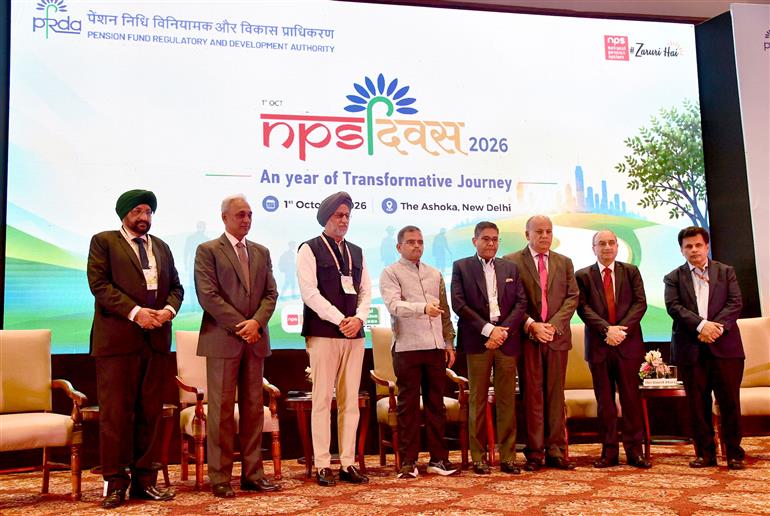 वित्तीय सेवा विभाग के सचिव श्री संजय लोहिया ने 01 अक्टूबर 2026 को नई दिल्ली में आयोजित एनपीएस दिवस 2026 कार्यक्रम में शिरकत की।