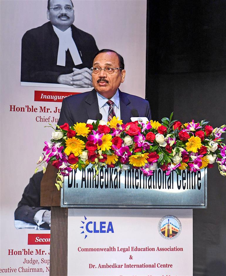The Chief Justice of India, Hon’ble Justice Surya Kant, addressing at the inauguration of 2nd Prof. (Dr.) N. R. Madhava Menon Memorial Lecture on the theme “Judging with Compassion: Human Understanding in the Practice of Law”, in New Delhi on October 05, 2026. 