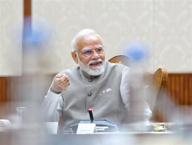 प्रधानमंत्री श्री नरेन्द्र मोदी ने 6 अक्टूबर 2026 को नई दिल्ली स्थित सेवा तीर्थ में ग्लोबल सिस्टम फॉर मोबाइल कम्युनिकेशंस एसोसिएशन (GSMA) के बोर्ड सदस्यों के साथ संवाद किया।
