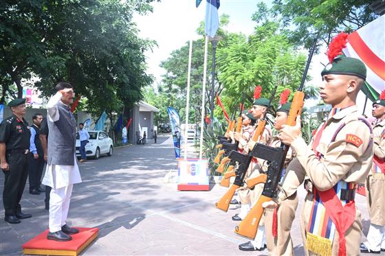 The Minister of State for Defence, Shri Sanjay Seth attends the Special Joint State Representatives and Additional Director General’s Conference of NCC in Guwahati, Assam on October 15, 2026.