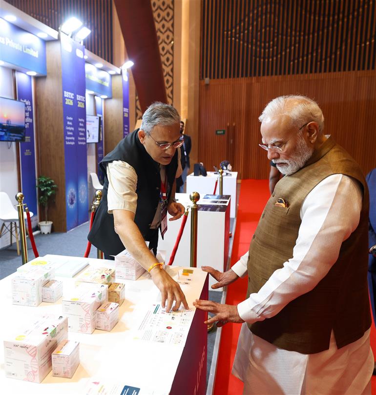 प्रधानमंत्री श्री नरेन्द्र मोदी 27 अक्टूबर, 2026 को नई दिल्ली के भारत मंडपम में आयोजित 'इमर्जिंग साइंस, टेक्नोलॉजी एंड इनोवेशन कॉन्क्लेव 2026' के उद्घाटन समारोह में शामिल हुए।