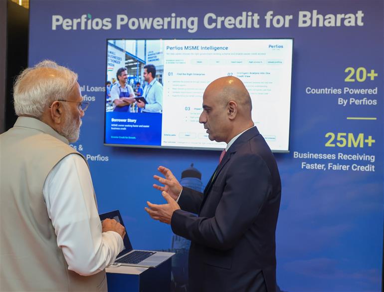 प्रधानमंत्री श्री नरेन्द्र मोदी ने 8 सितंबर, 2026 को महाराष्ट्र के मुंबई में ग्लोबल फिनटेक फेस्ट 2026 में लगी प्रदर्शनी का अवलोकन किया और प्रदर्शकों के साथ संवाद किया।