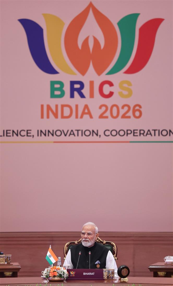 PM’s closing remarks at BRICS Summit Session on “Inclusive Global Governance and Strengthening Multilateralism” at Bharat Mandapam, in New Delhi on September 12, 2026.