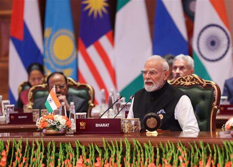 PM’s closing remarks at BRICS Summit Session on “Inclusive Global Governance and Strengthening Multilateralism” at Bharat Mandapam, in New Delhi on September 12, 2026.