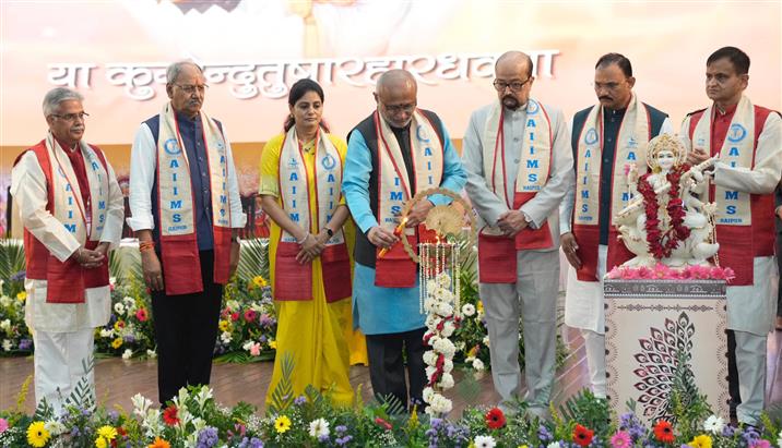 The Vice-President of India, Shri C. P. Radhakrishnan graced the 3rd Convocation of AIIMS, in Raipur on September 02, 2026.