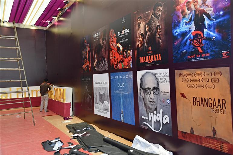 21 सितंबर, 2026 को गुजरात के एकता नगर (केवड़िया) में 72वें राष्ट्रीय फिल्म पुरस्कार समारोह की तैयारियों की झलकियां। 