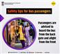Saftey tips for bus passengers
