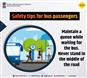 Safety tips for bus passengers