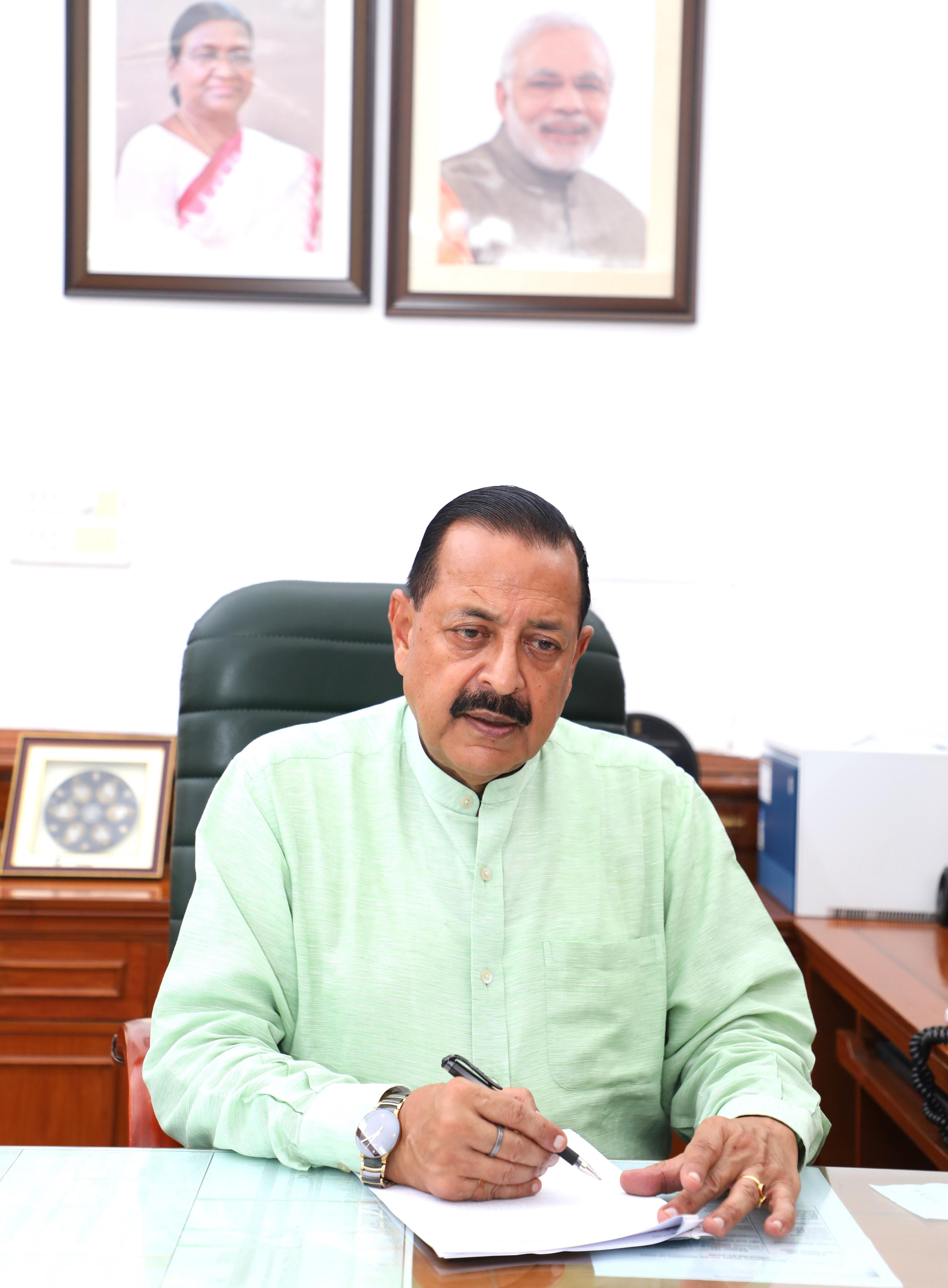 Dr. Jitendra Singh, Union Minister of State (Independent Charge) for Science and Technology