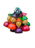 A group of colorful wooden dollsAI-generated content may be incorrect.