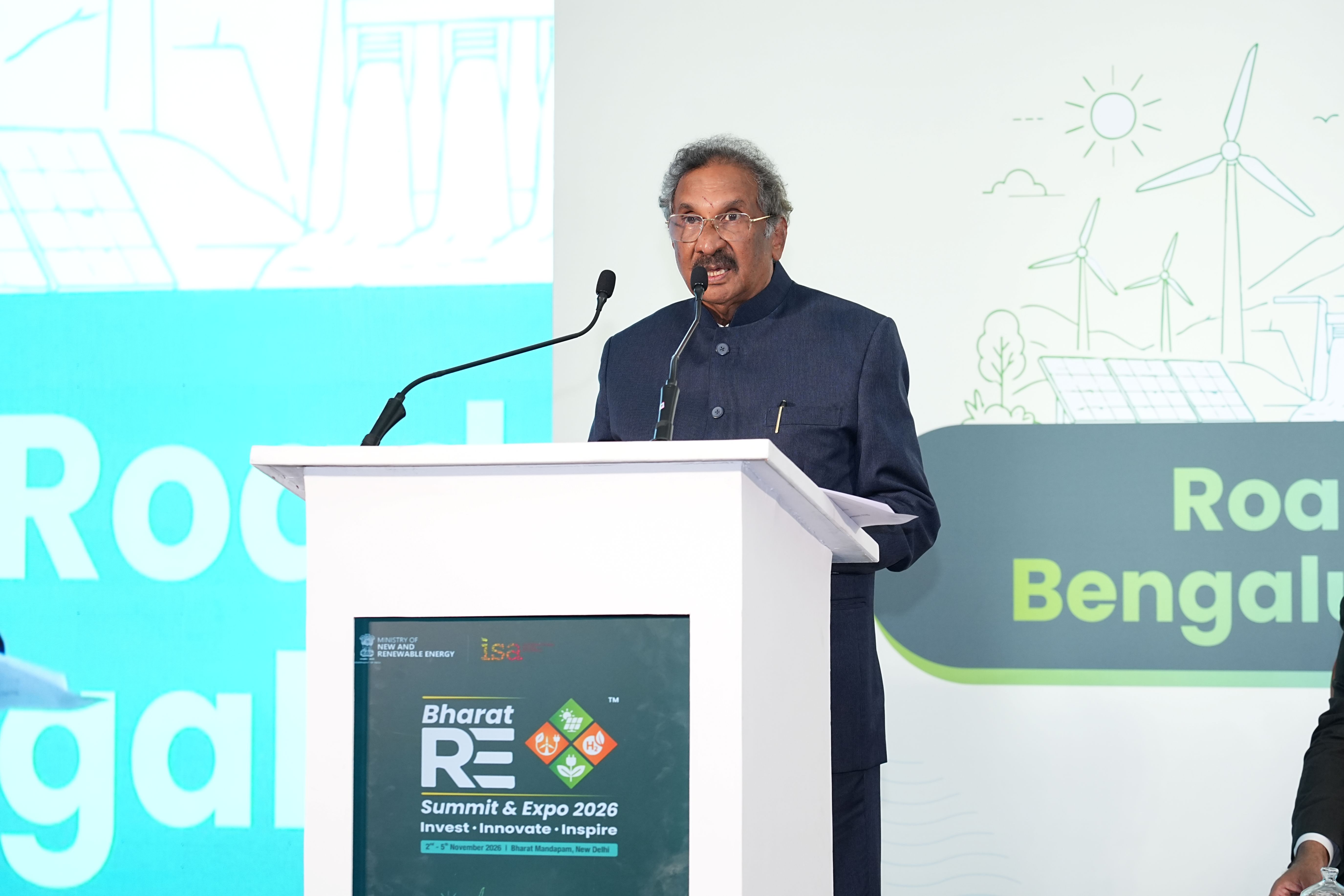 Shri K. J. George, Hon'ble Minister for Energy, Government of Karnataka at the BRE Summit 2026 Bengaluru Roadshow