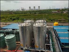 A picture containing outdoor, sky, industry, buildingDescription automatically generated