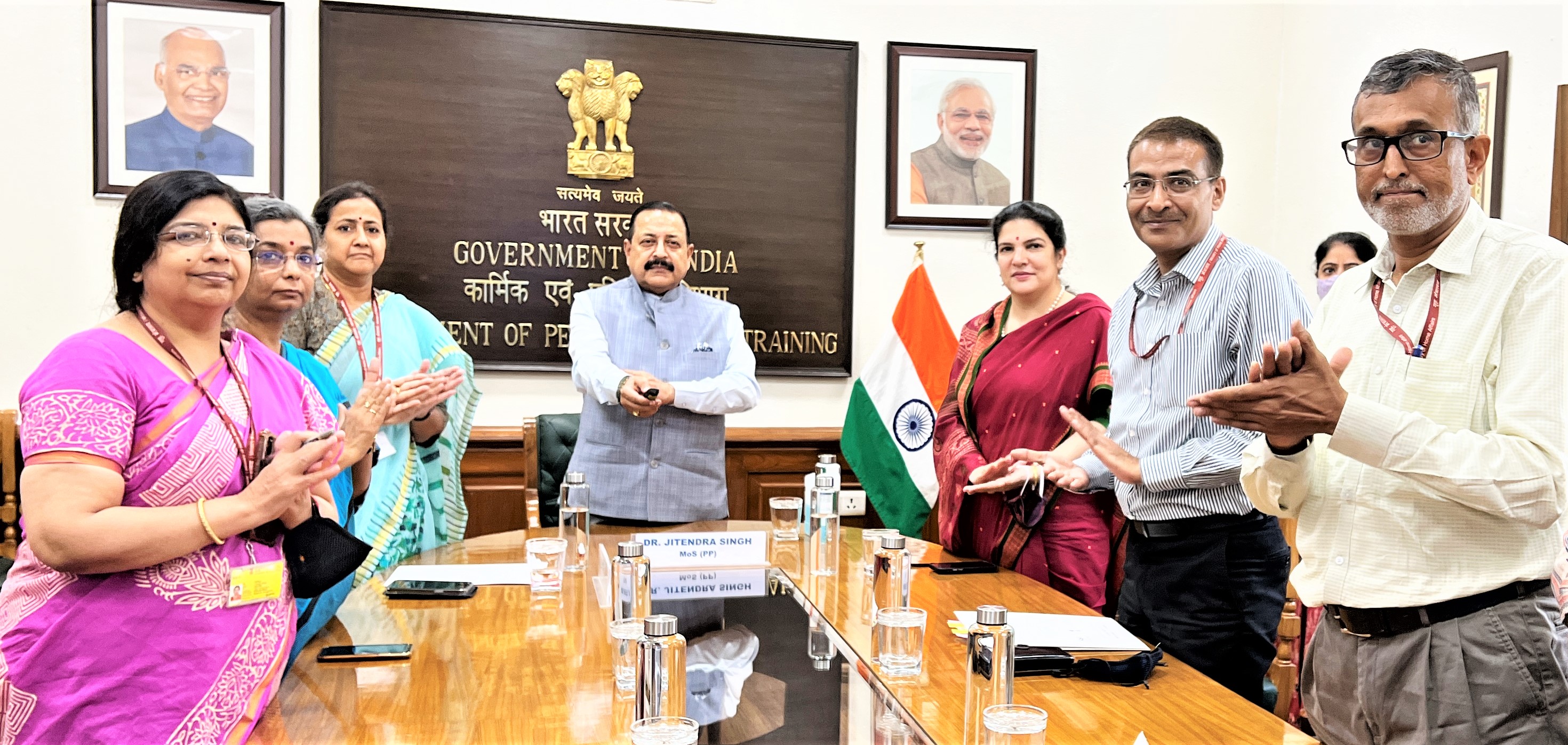 Union Minister Dr Jitendra Singh releases the e-book Civil List-2022 of IAS officers in North Block today