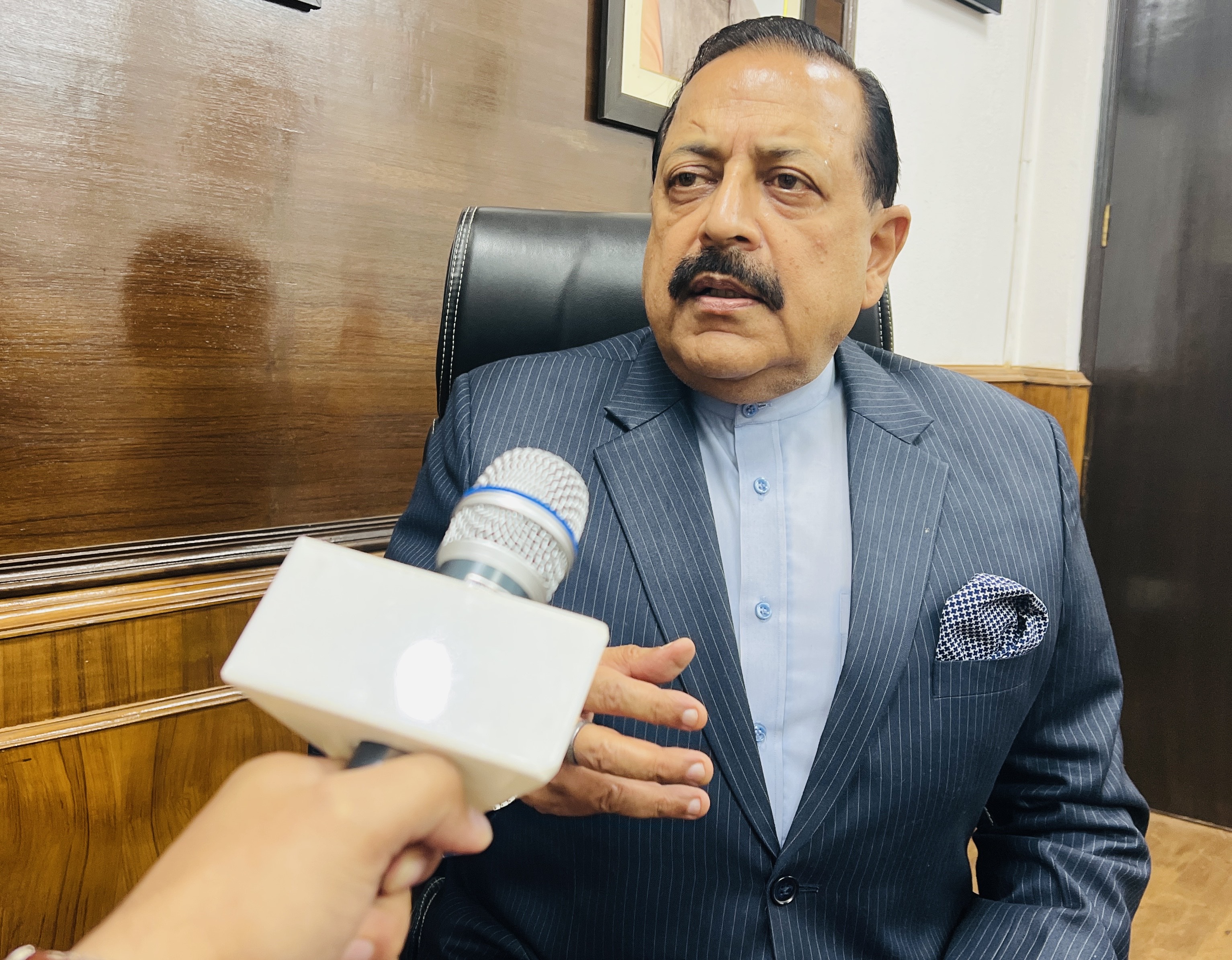 Nearly 13,000 remote area patients have been attended so far in the far-flung regions of Udhampur-Kathua-Doda Lok Sabha constituency by “Doctor on Wheels”: Dr Jitendra Singh