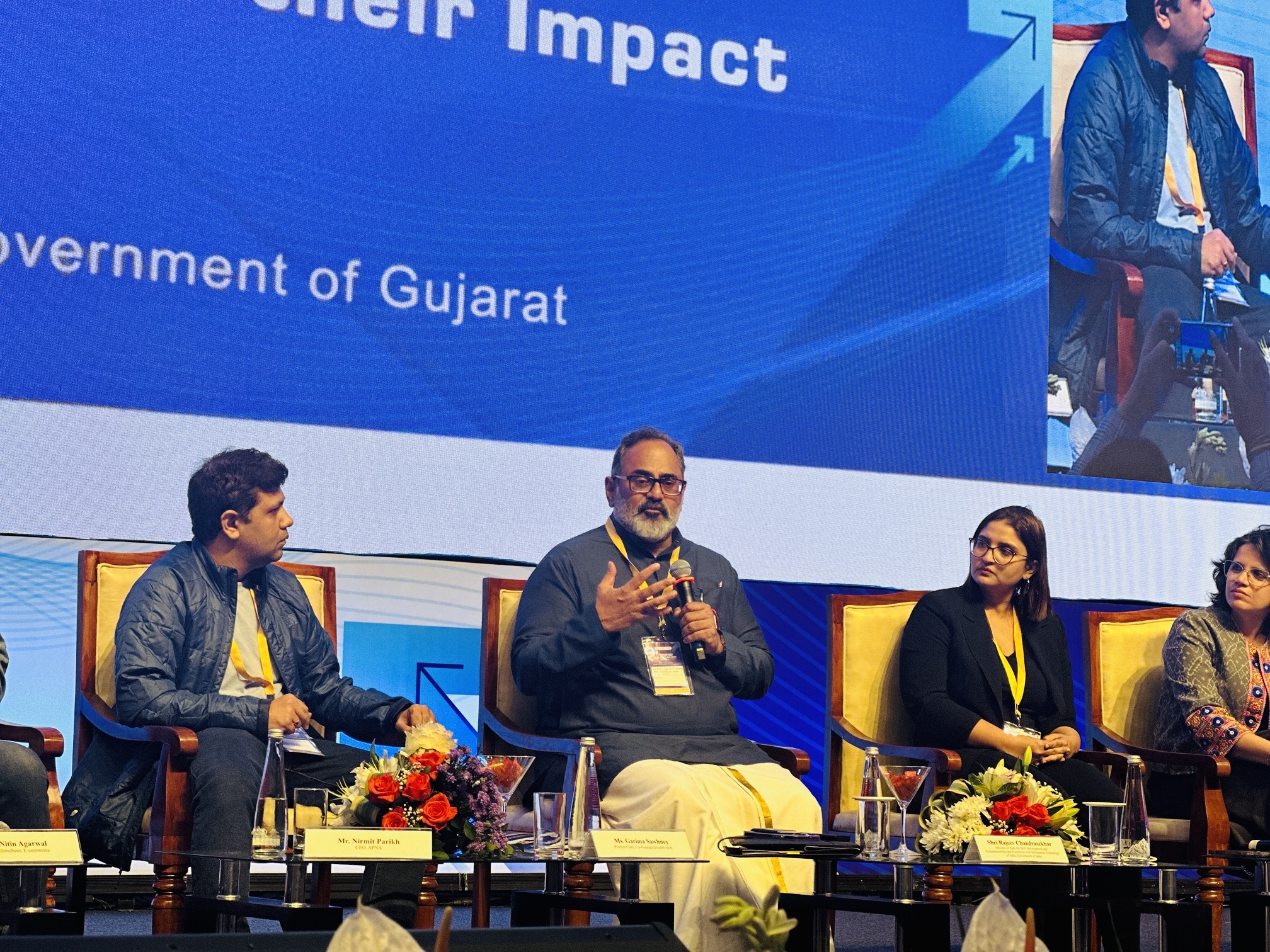 India will have 10,000 unicorns in the coming years: MoS Rajeev Chandrasekhar in Gujarat