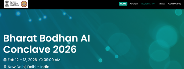 Education Ministry calls for participation to IIT Madras Bharat Bodhan AI Conclave 2026 Invites credible, deployed & research-backed AI solutions with demonstrated measurable outcomes to shape future of education in India during the Conclave