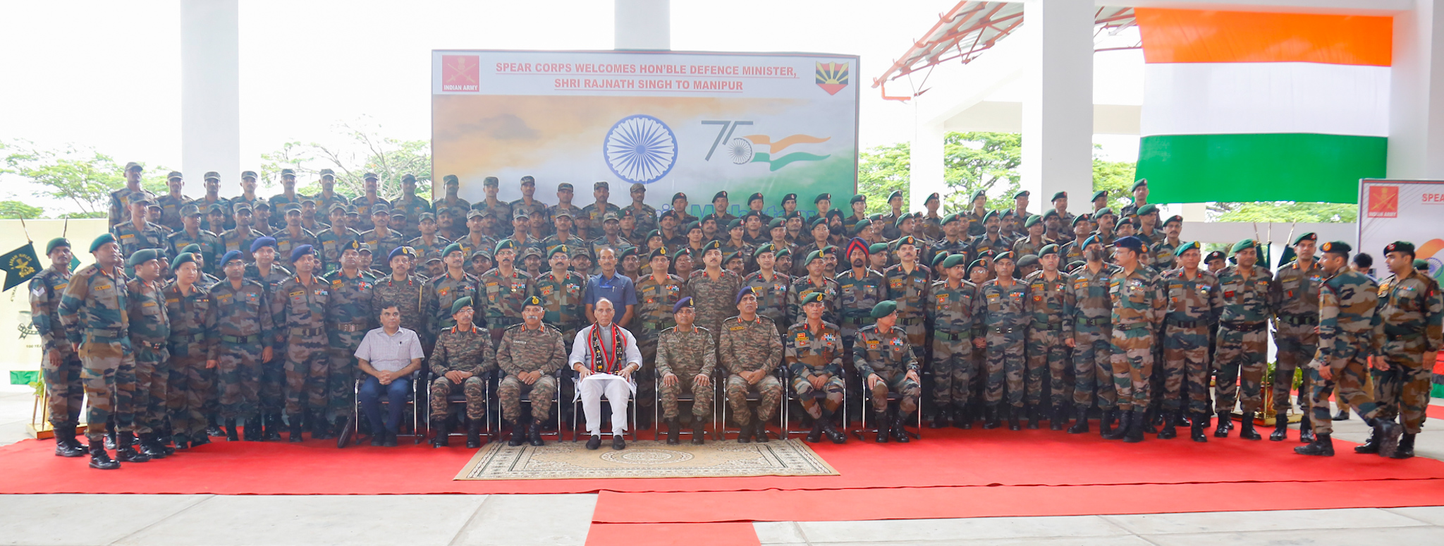 Raksha Mantri Shri Rajnath Singh Interacts With Troops