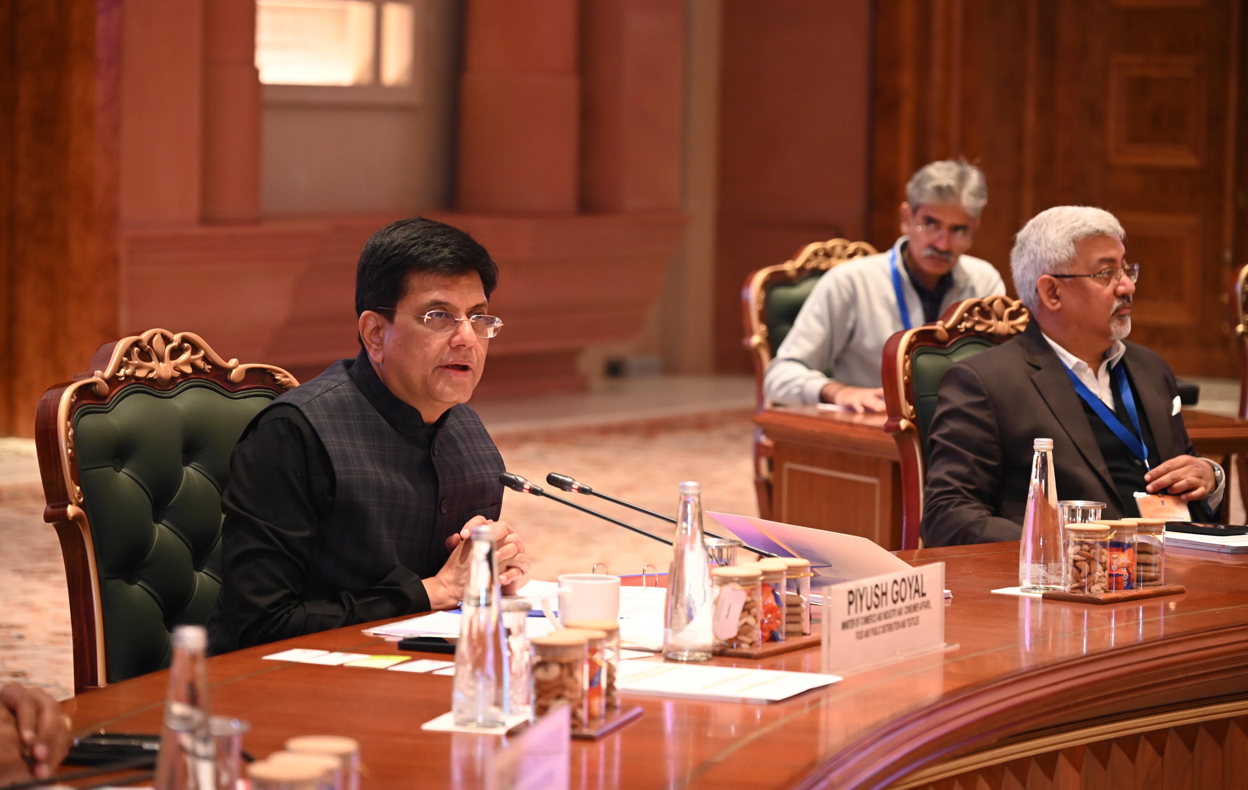 Union Commerce and Industry Minister Sh. Piyush Goyal announces commencement of work on Trade Connect ePlatform