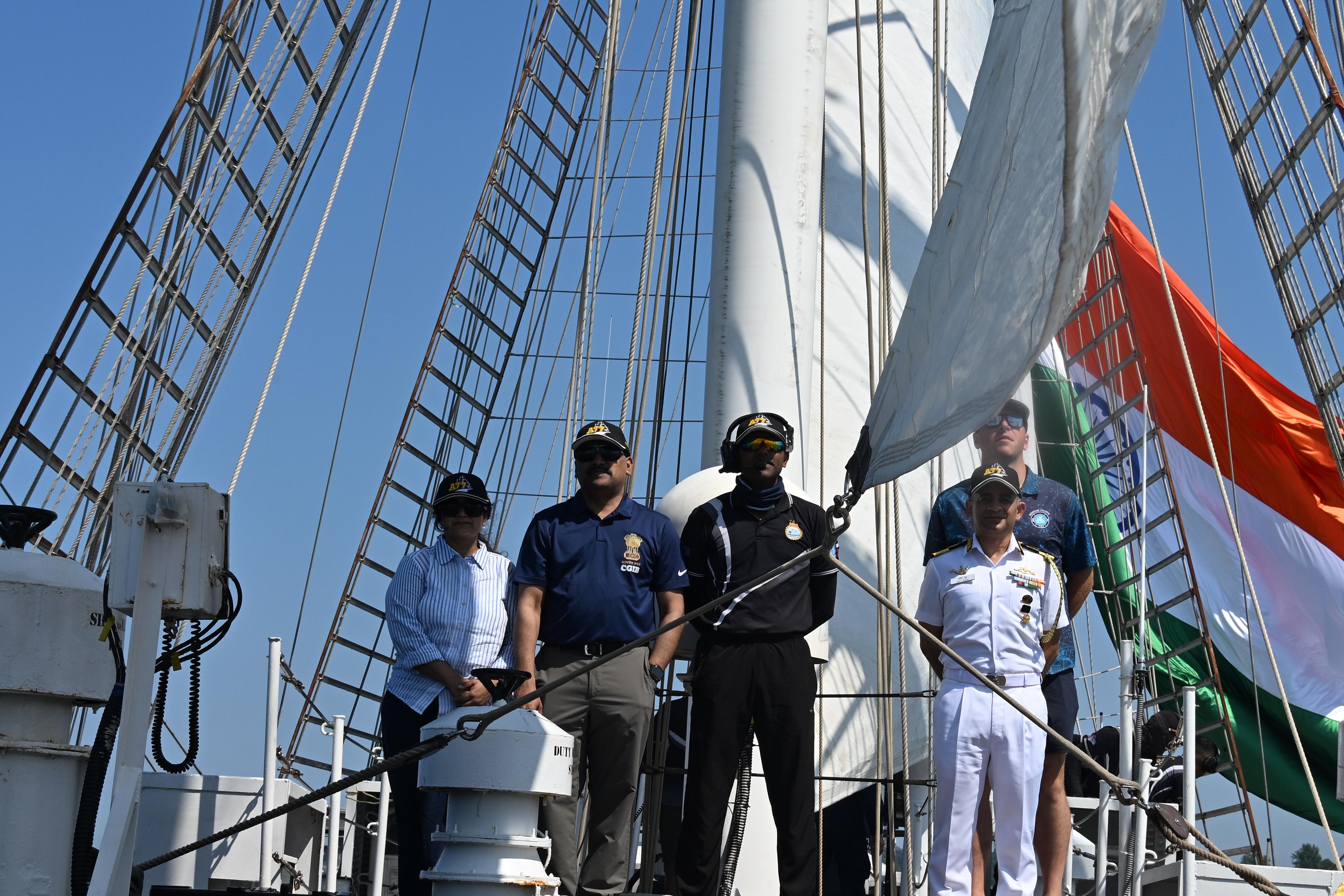 INS Sudarshini at Sail Boston 2026