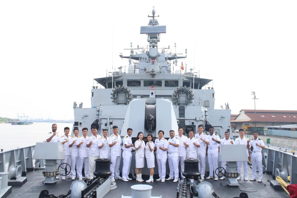 indian navy ships shivalik and kamorta visit ho chi minh city, vietnam