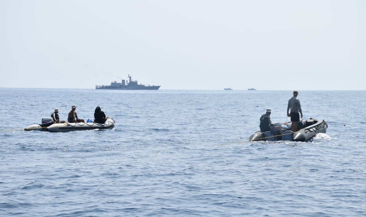 Indian Navy Assets deployed in search and rescue  