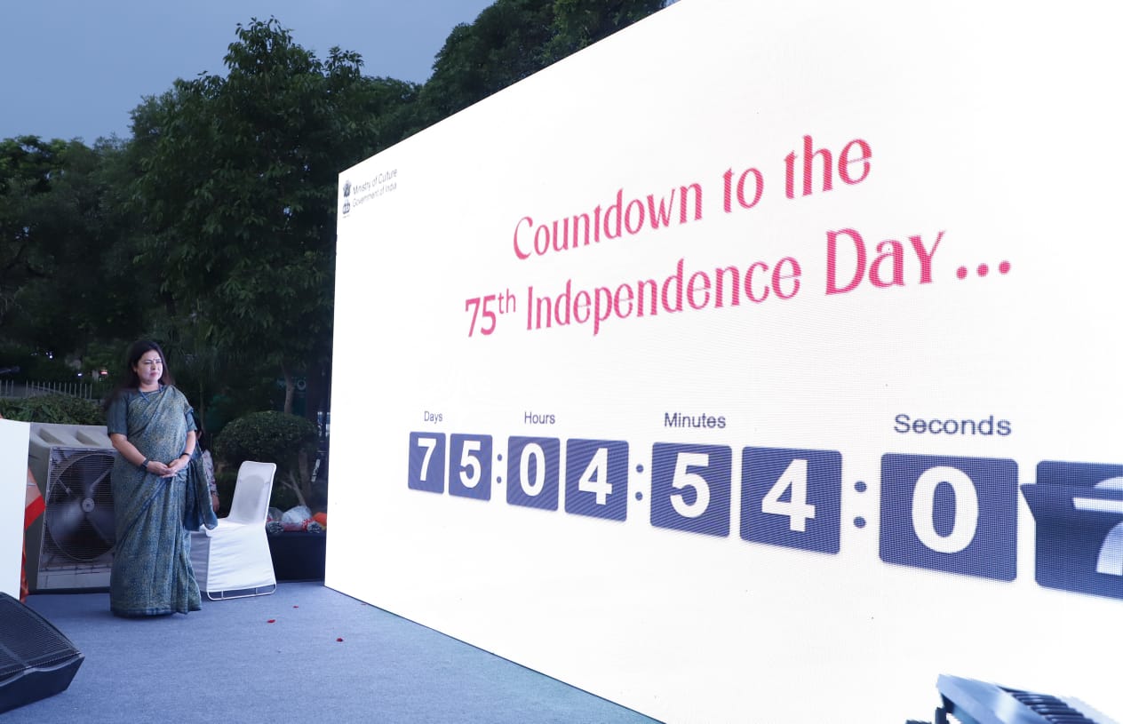 Smt. Meenakashi Lekhi launched the 75-day countdown to 75th year of Independence today in New Delhi