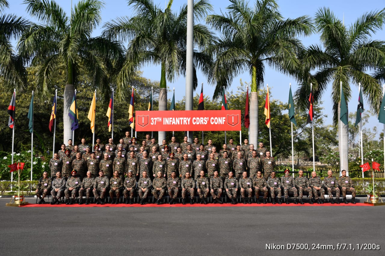 INFANTRY COMMANDERS’ CONFERENCE CONCLUDED AT THE INFANTRY SCHOOL, MHOW