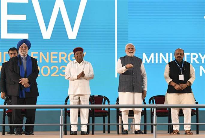 PM inaugurates India Energy Week 2023 at Bengaluru, in Karnataka on February 06, 2023.