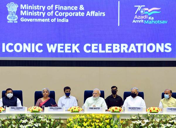 PM inaugurates iconic week celebrations of Ministry of Finance and Ministry of Corporate Affairs