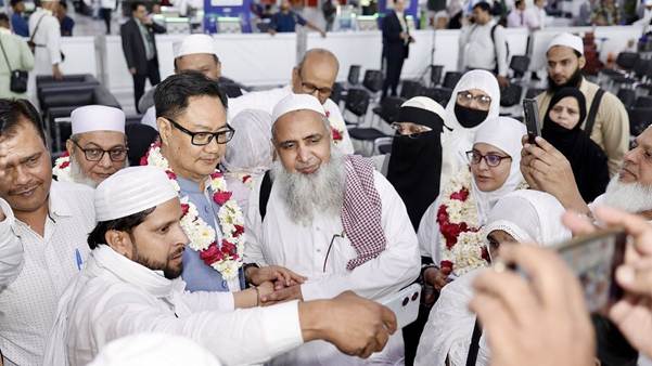Union Minister Kiren Rijiju Extends Wishes To Haj Pilgrims, Highlights Seamless Support By Modi Government