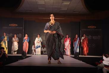 Khadi India organised an Exhibition and a Fashion Show ‘Aheli Khadi’ at NIFT Gandhinagar