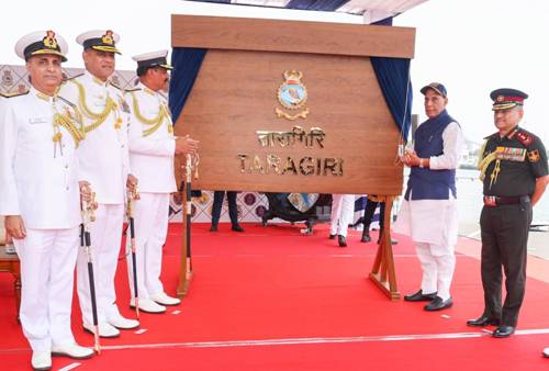INS Taragiri stealth frigate commissioned into the Indian Navy